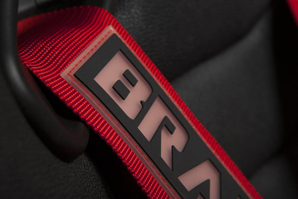BRAUM Racing 6 Point 3" FIA Certified Racing Single Harness - RED