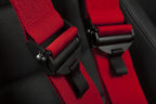BRAUM Racing 6 Point 3" FIA Certified Racing Single Harness - RED
