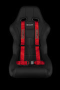 BRAUM Racing 4 Point 2" Strap Racing Single Harness - Red