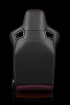 BRAUM Racing Elite Series Reclining Bucket Seats Pair - Maroon - Universal