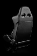 BRAUM RACING ADVAN SERIES SPORT RECLINABLE SEATS (BLACK LEATHERETTE) – PAIR
