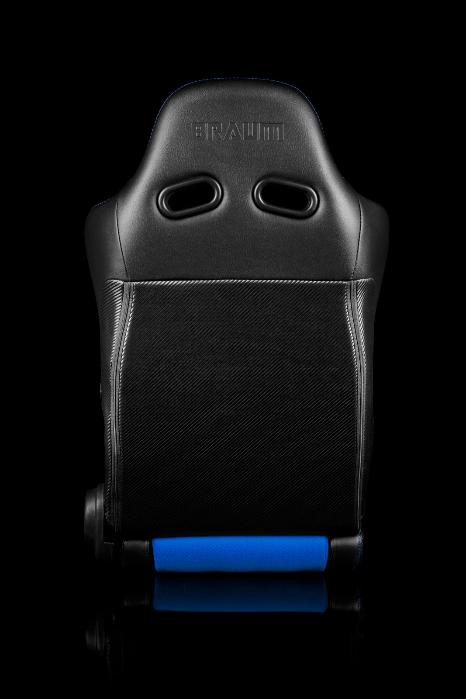 Braum Racing Advan Series Recline-able Racing Seat - Black and Blue - PAIR