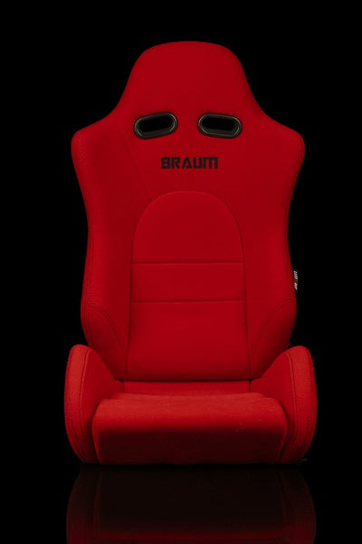 BRAUM RACING ADVAN SERIES SPORT RECLINABLE SEATS (RED CLOTH) – PAIR