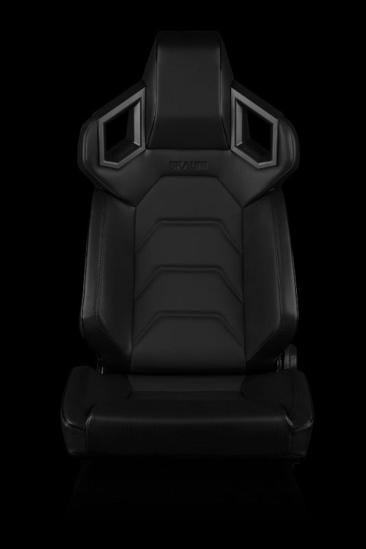 BRAUM RACING ALPHA-X SERIES SPORT RECLINABLE SEATS (BLACK STITCHING | LOW BASE VERSION) – PAIR