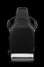 BRAUM RACING ALPHA-X SERIES SPORT RECLINABLE SEATS (WHITE & BLACK) – PAIR