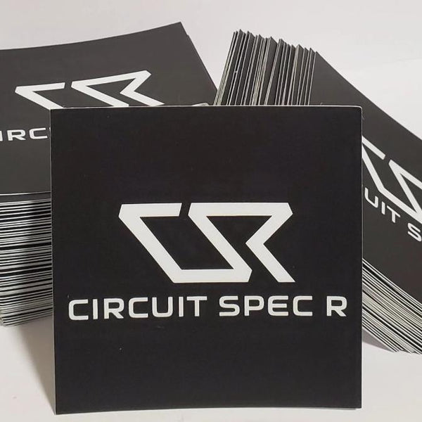 Circuit Spec R *CSR* Logo Stickers - 3x3