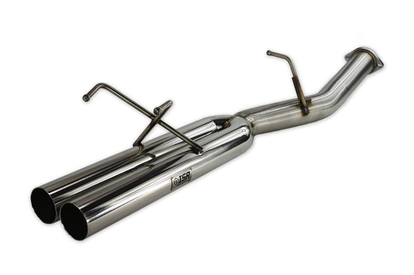 ISR Performance 3" EP (Straight Pipes) Dual Tip Exhaust System - Nissan 180sx 240sx S13 (1989-1994)