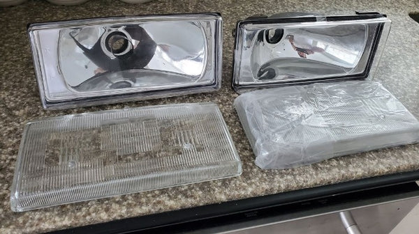 Phase 2 Motortrend (P2M) Clear Front Headlight Covers - Nissan 300ZX Z31 (1987-1989)