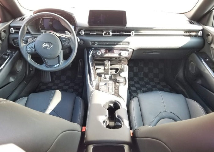 Phase 2 Motortrend (P2M) Dark Grey Floor Mats Set - Toyota Supra A90 (2019+)