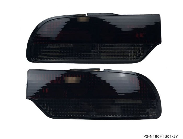 P2M Smoked Rear Taillights - Nissan 180sx 240SX S13 Hatchback (1989-1994) - P2-N180RTL01S-JY