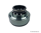 Phase 2 Motortrend (P2M) Black Gunmetal Aluminum Steering Wheel Quick Release Kit - Universal