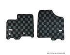 Phase 2 Motortrend (P2M) Checkered Front & Rear Carpet Floor Mats - Toyota 8 Seater Sienna XL30 (2011-2020)