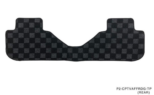 Phase 2 Motortrend (P2M) Front & Rear Checkered Carpet Floor Mats - Subaru WRX & STI VAF (2015-2021)