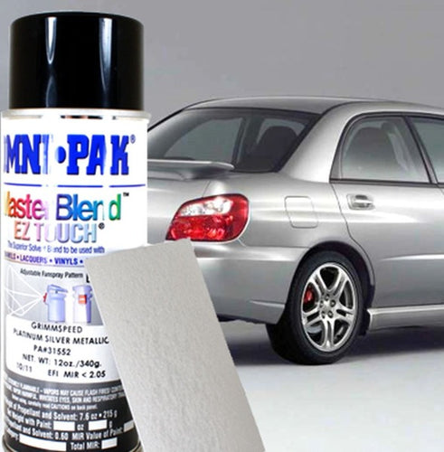 GrimmSpeed Touch Up Paint 12oz Aerosol Spray Can - Platinum Silver (PSM)