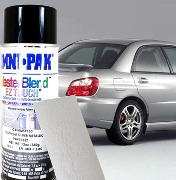 GrimmSpeed Touch Up Paint 12oz Aerosol Spray Can - Platinum Silver (PSM)