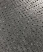 Phase 2 Motortrend (P2M) Checkered Flag Dark Grey Race Rear Carpet Floor Mats - Honda Civic EG6 3DR Hatchback