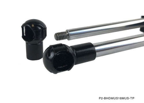 Phase 2 Motortrend (P2M) Black Series Engine Hood Bonnet Dampers Set - Ford Mustang S550 (2016+)