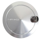 NRG V2 Steering Wheel Quick Release Lock Kit 2.0 w/ 2 Keys - Silver