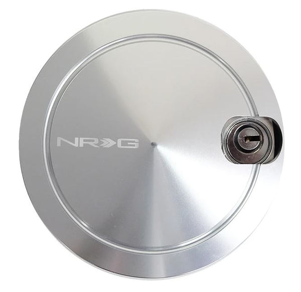 NRG V2 Steering Wheel Quick Release Lock Kit 2.0 w/ 2 Keys - Silver