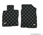 Phase 2 Motortrend (P2M) Checkered Flag Race Carpet Floor Mats Front & Rear - Honda Civic & Type R FK8 (2015-2022)