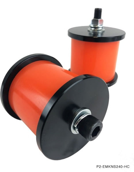 P2M Polyurethane Engine Motor Mounts - Nissan 240SX S13 S14 KA24DE SR20DET - P2-EMKNS240-HC