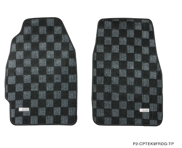 Phase 2 Motortrend (P2M) Race Carpet Floor Mats 3pc Set - Honda Civic EK9 Hatch & Sedan (1996-2000)
