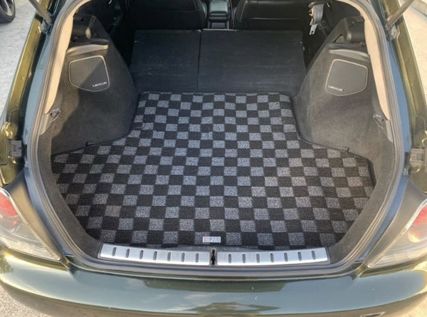 Phase 2 Motortrend (P2M) Checkered Carpet Trunk Mat - Lexus IS300 Altezza Sport Cross Wagon (2002-2005)