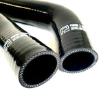 P2M BLACK 3-Ply Silicone Radiator Hoses - Mazda RX-7 FC3S 13B (1985-1992) - P2-RHKFC3S-BLK