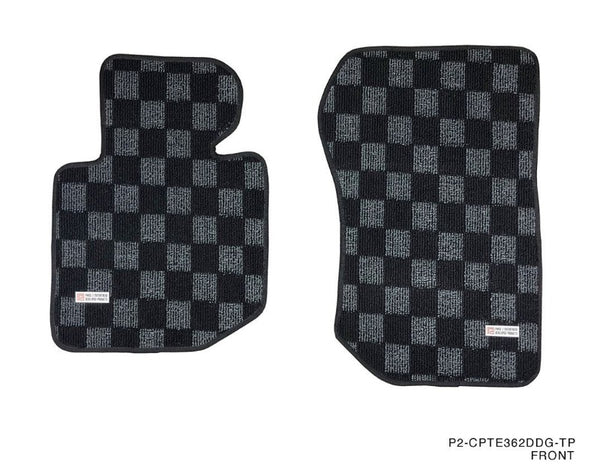 Phase 2 Motortrend (P2M) Dark Grey Carpet Floor Mats Front & Rear - BMW E36 3 Series & M3 2 Door (1990-1999)