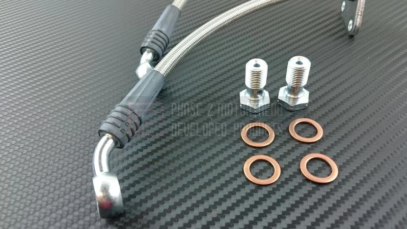 P2M Braided Rear Brake Lines - Honda S2000 AP2 (2006-2008) - P2-S2KAP2RR