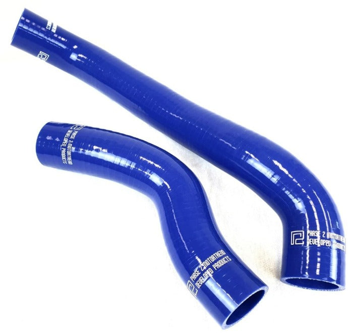 P2M BLUE 3-Ply Silicone Radiator Hoses - Mazda RX-7 FC3S 13B (1985-1992) - P2-RHKFC3S-BL