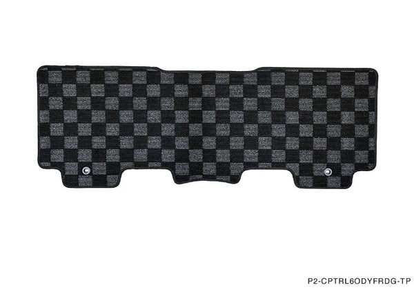 Phase 2 Motortrend (P2M) Checkered Carpet Race Floor Mats Front & Rear - Honda Odyssey RL6 (2018+)