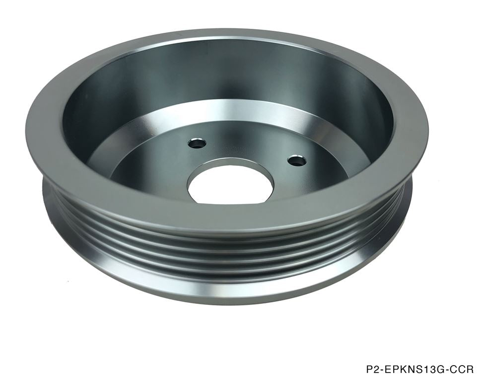 Phase 2 Motortrend (P2M) Aluminum 3pc Pulley Kit - Nissan Silvia 240SX S13 SR20DET