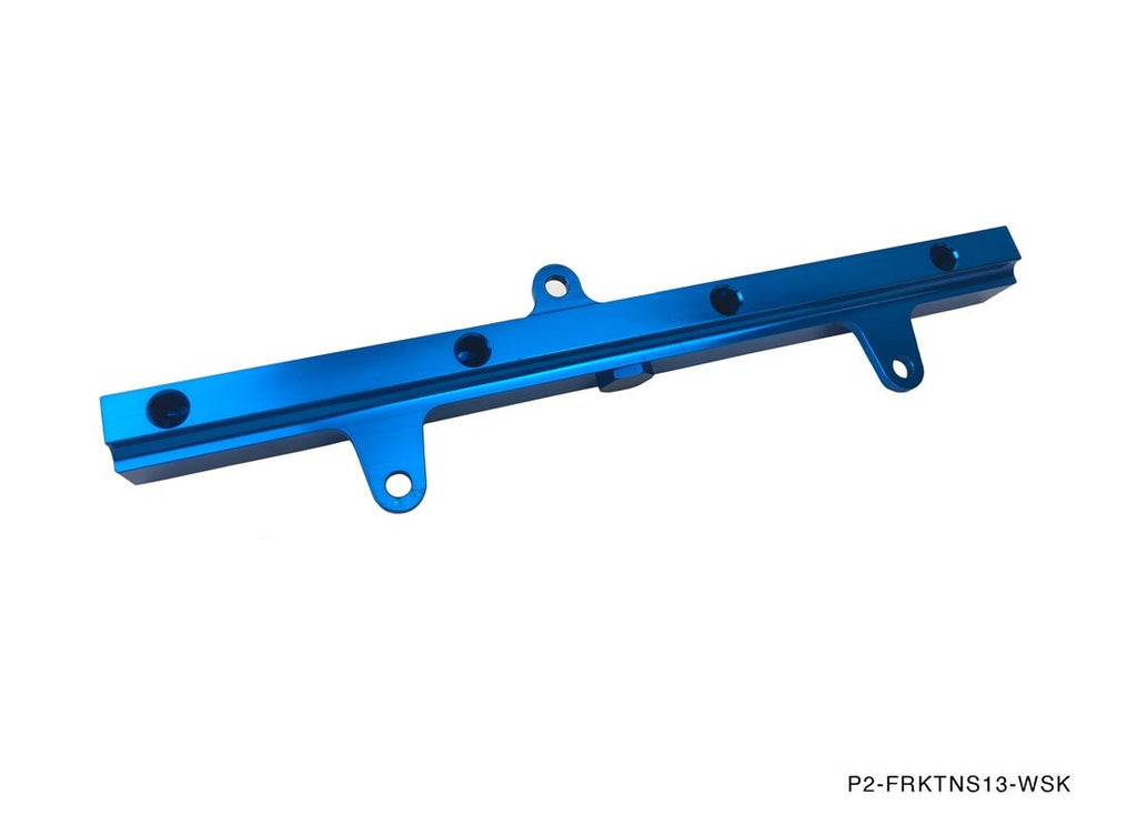 P2M Billet Aluminum Top Feed Fuel Rail Kit - Nissan S13 SR20DET - P2-FRKTNS13-WSK