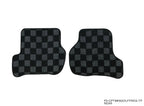 Phase 2 Motortrend (P2M) Checkered Carpet Race Floor Mats Front & Rear - VW MK6 Golf / GTI Hatchback (2010-2014)