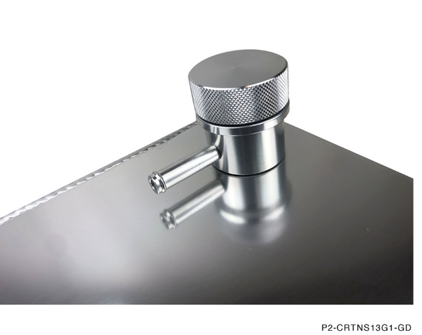 Phase 2 Motortrend (P2M) Coolant Over Flow Reservoir Expansion Tank Reserve - Nissan Silvia S13 180sx 240sx (1989-1994)