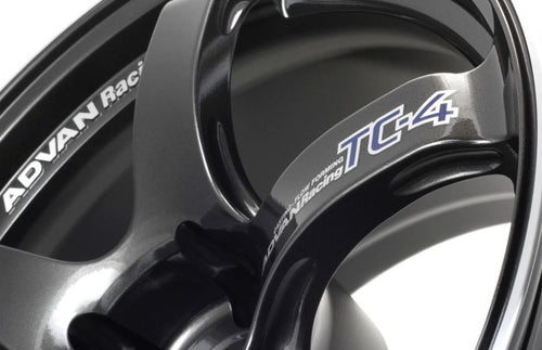 Advan Racing TC4 18x9.5 / 5x114.3 / +12mm Offset - Black Gunmetallic