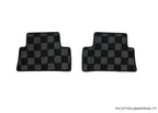 Phase 2 Motortrend (P2M) Checkered Carpet Race Floor Mats Front & Rear - Eagle Talon (1989-1994)