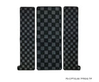 Phase 2 Motortrend (P2M) Checkered Front & Rear Carpet Floor Mats - Toyota 7 Seater Sienna XL30 (2011-2020)