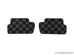 Phase 2 Motortrend (P2M) Checkered Carpet Race Floor Mats - Mini Cooper (F56) 2 Door Hatch (2014-2022) / Cooper (F57) Convertible (2016-2022)