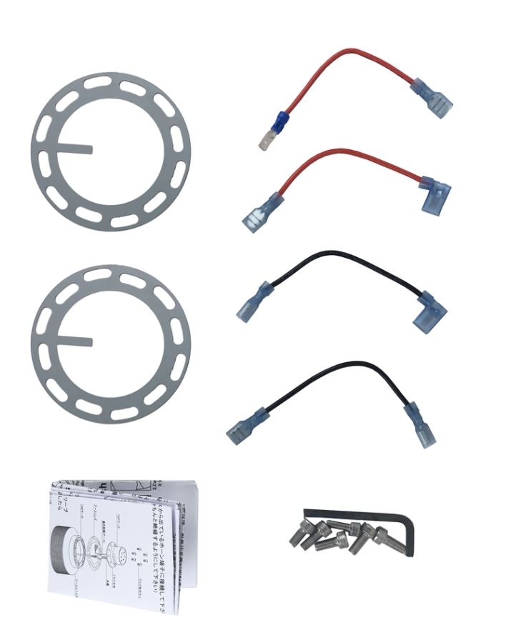 Phase 2 Motortrend (P2M) Silver Aluminum Steering Wheel Quick Release Kit - Universal