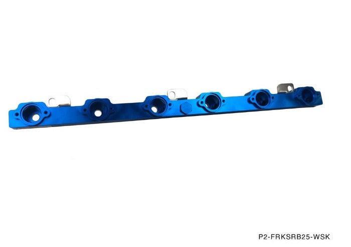 Phase 2 Motortrend (P2M) Billet Aluminum Side Feed Fuel Rail Kit - Nissan Skyline RB25DET