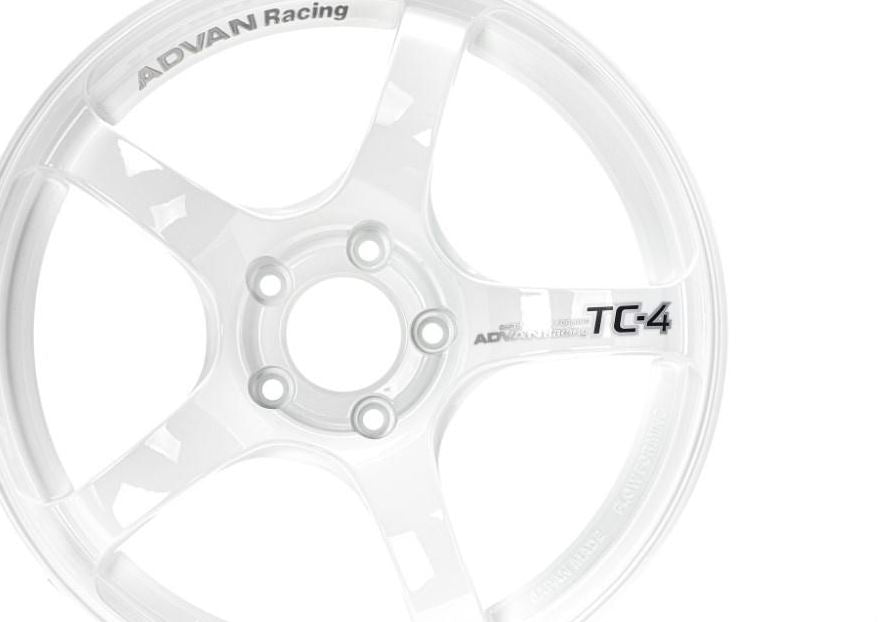 Advan Racing TC4 18x8 / 5x114.3 / +12mm Offset - White