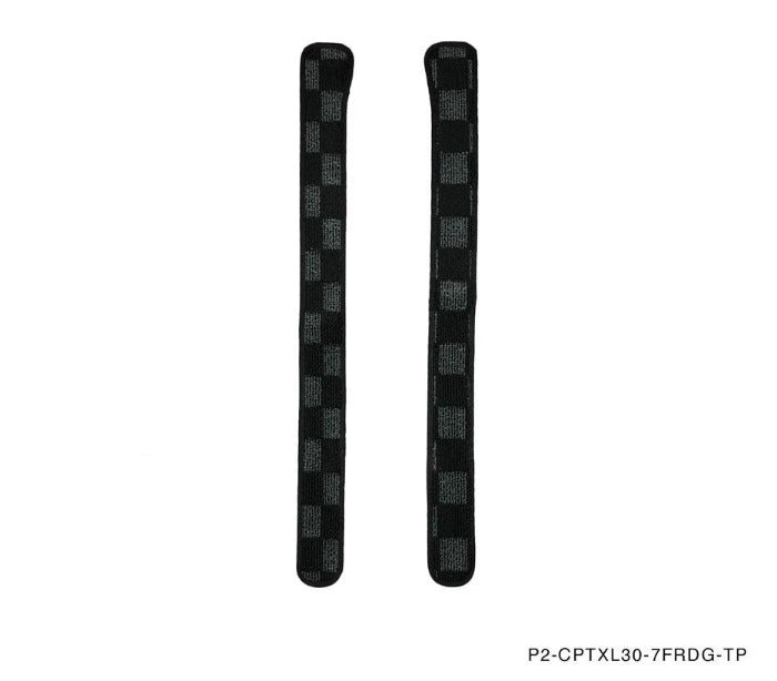 Phase 2 Motortrend (P2M) Checkered Front & Rear Carpet Floor Mats - Toyota 7 Seater Sienna XL30 (2011-2020)