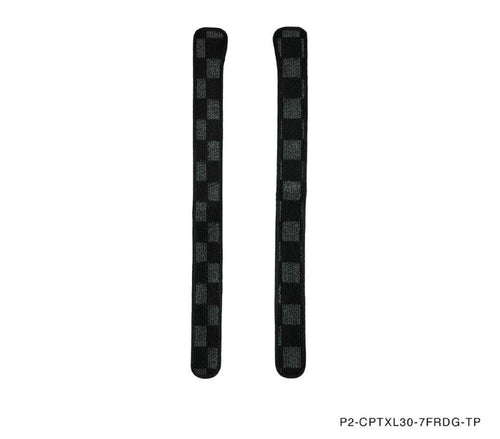 Phase 2 Motortrend (P2M) Checkered Front & Rear Carpet Floor Mats - Toyota 7 Seater Sienna XL30 (2011-2020)