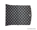 P2M Checkered Flag Dark Grey Race Rear Trunk Mat - Tesla Model 3 (2017+) - P2-CPTMODEL3RTRDG-TP