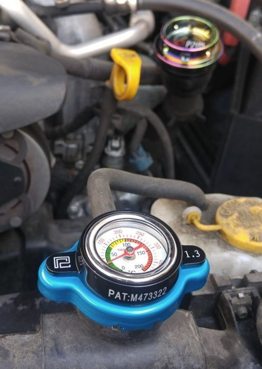 Phase 2 Motortrend (P2M) Phase 2 Radiator Gauge Cap 1.3 Bar - Style 148