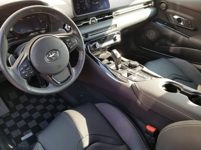 Phase 2 Motortrend (P2M) Dark Grey Floor Mats Set - Toyota Supra A90 (2019+)