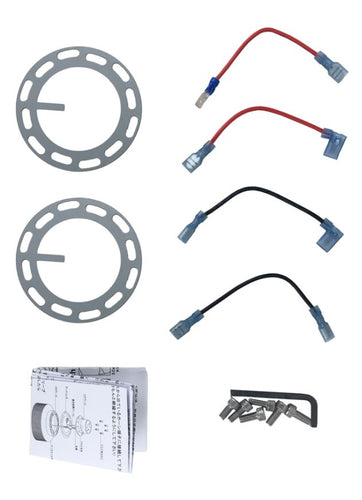 Phase 2 Motortrend (P2M) V2 Steering Wheel Quick Release Hub Kit Universal - Full Black