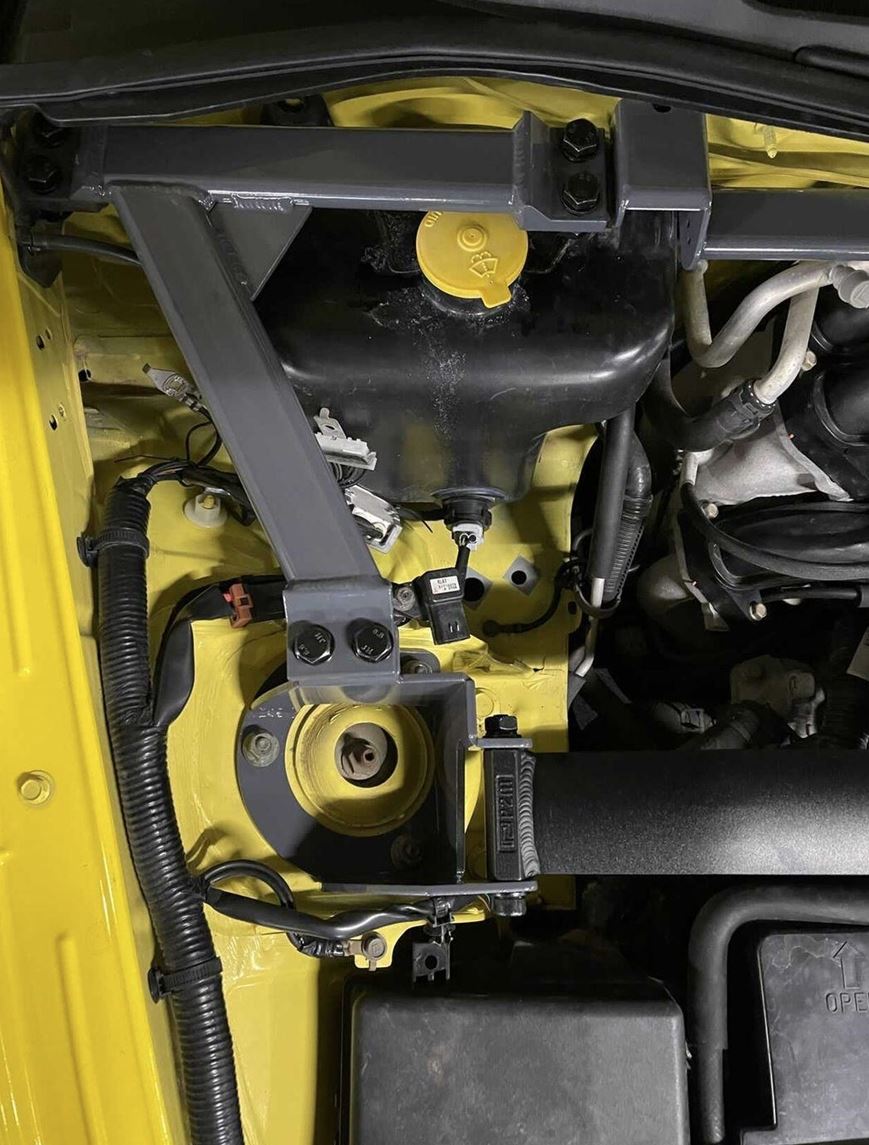 P2M 6pt Front Strut Tower Brace - Mazda RX-8 SE3P (2003-2012) - P2-FSTBRX8-SRE
